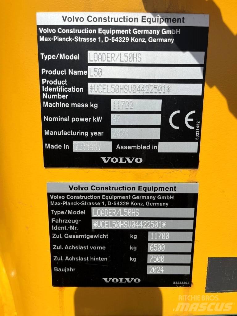Volvo L50H 轮式装载机