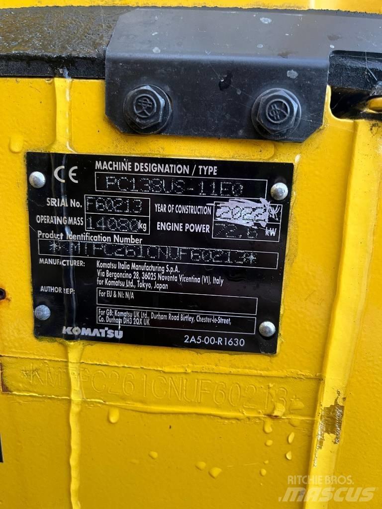 Komatsu PC138US-11 履带挖掘机
