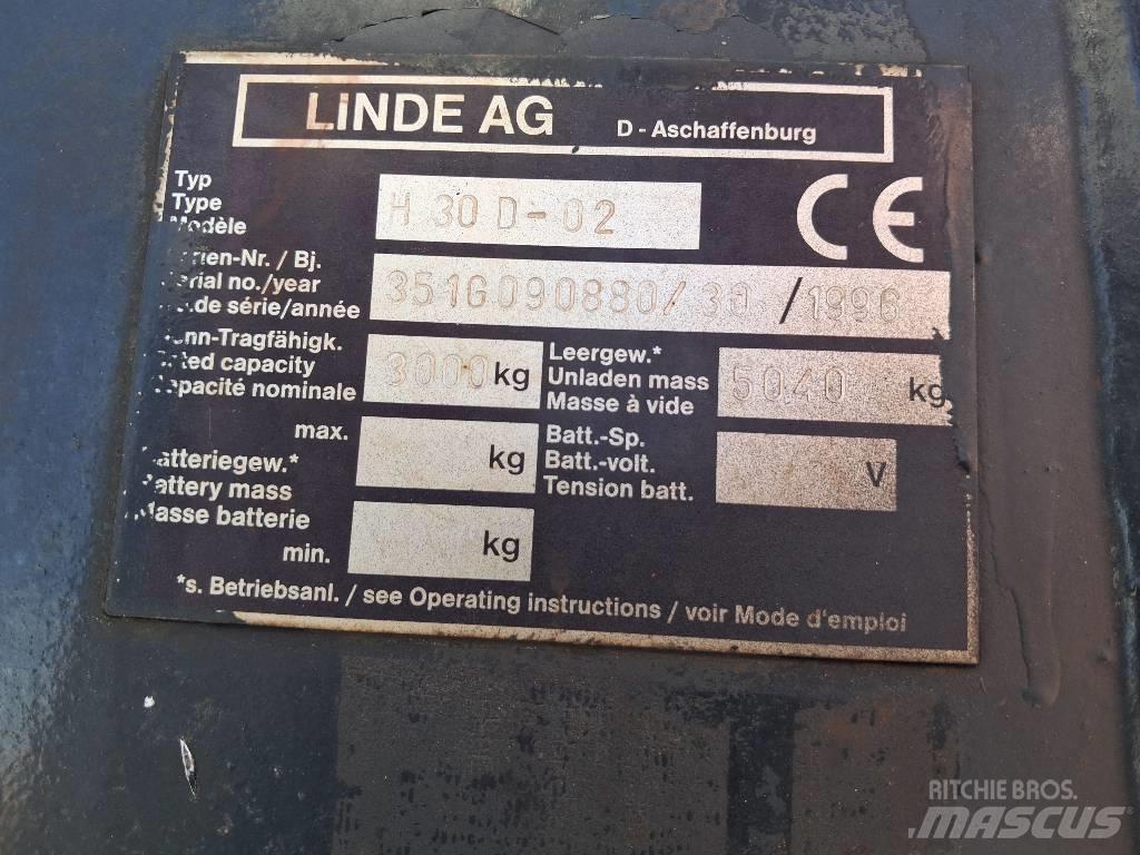 Linde H 30 D 柴油叉车