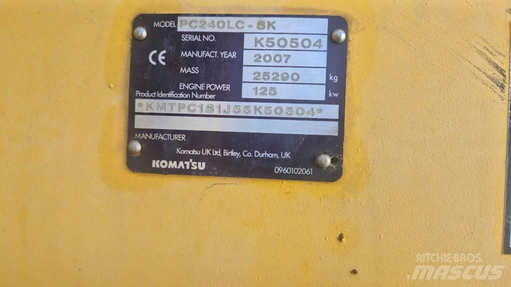 Komatsu PC240LC-8K 履带挖掘机