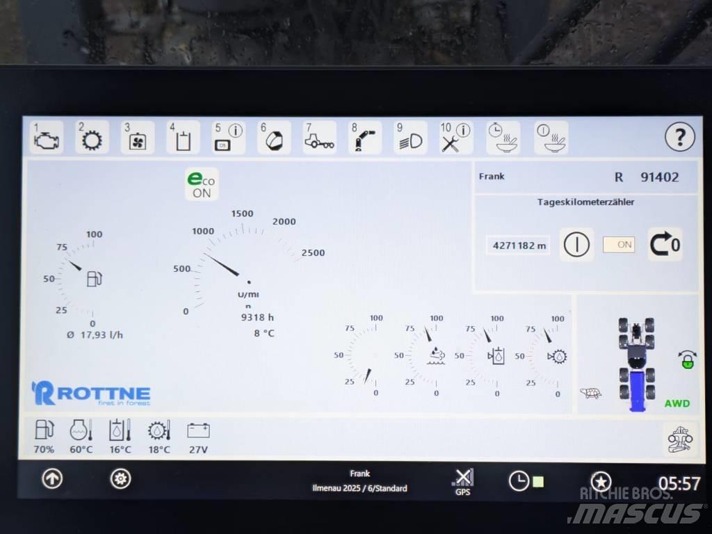 Rottne H21 SP 761 收割机