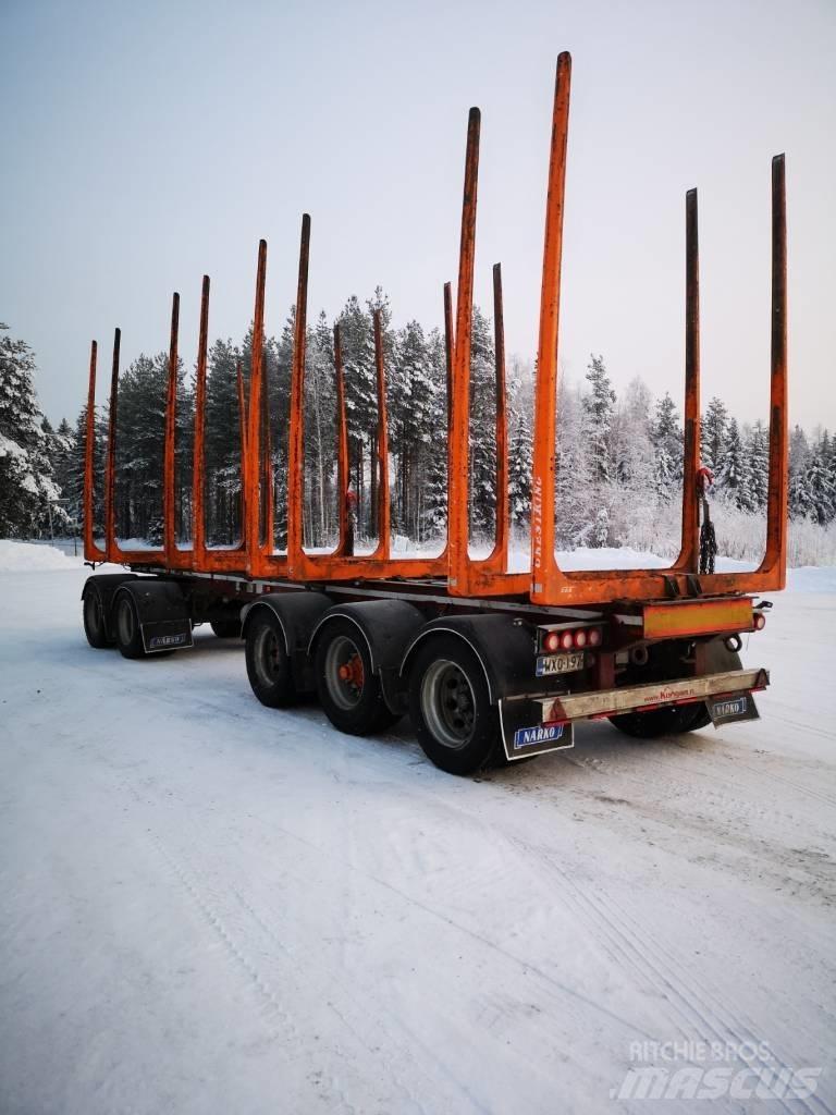 Närko D4HS11T11 木材拖车