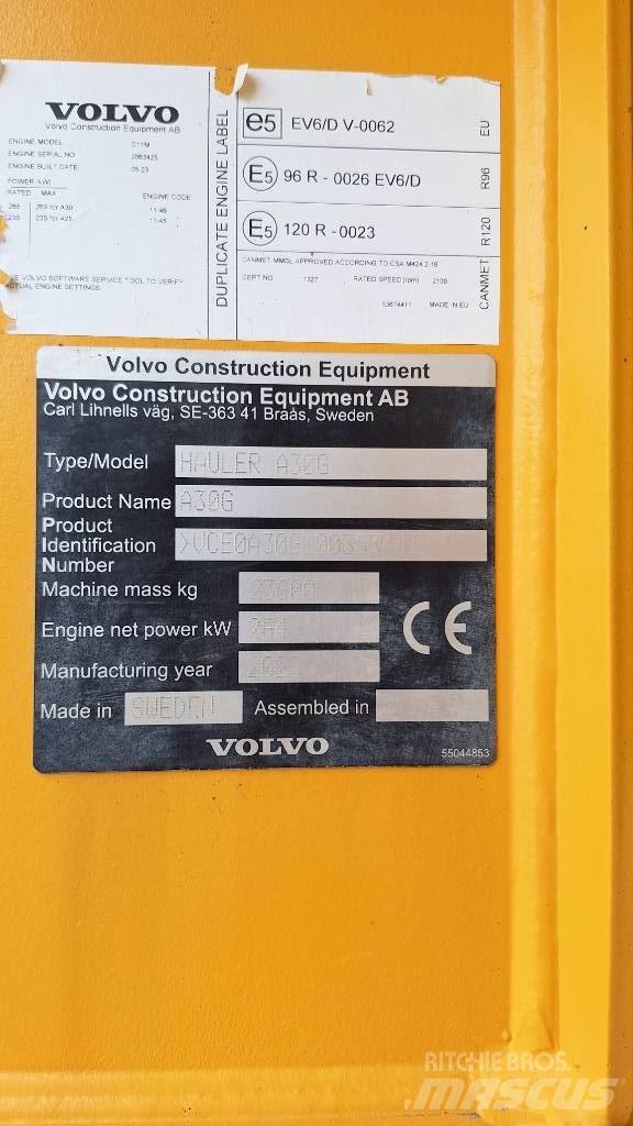 Volvo A30G 铰接式自卸车