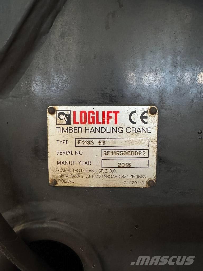 Loglift 118 S T 木材起重机