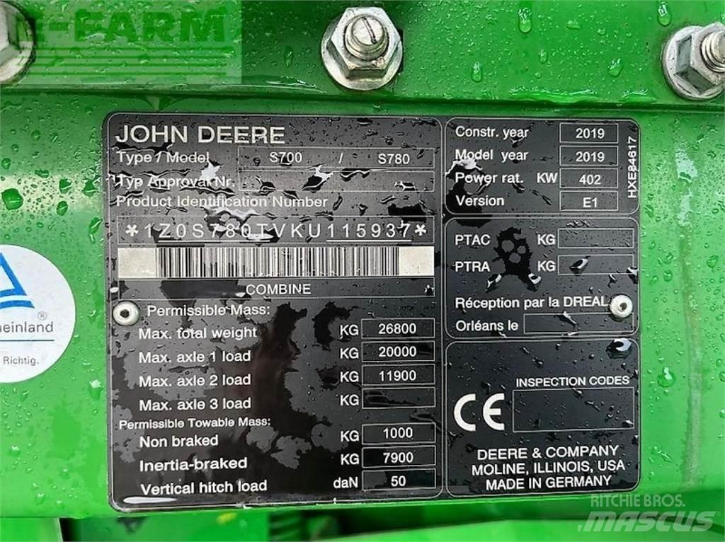 John Deere s 780i 联合收割机