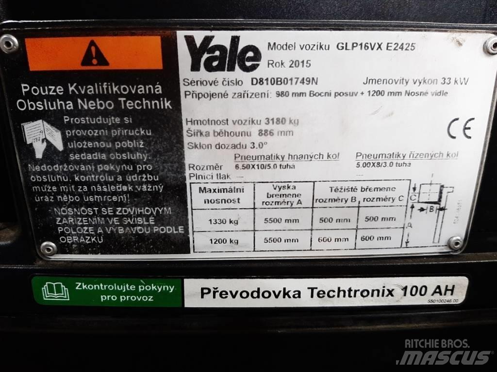 Yale GLP16VX 天然气叉车