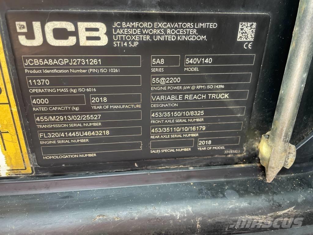 JCB 540-140 伸缩臂叉装车|叉装车
