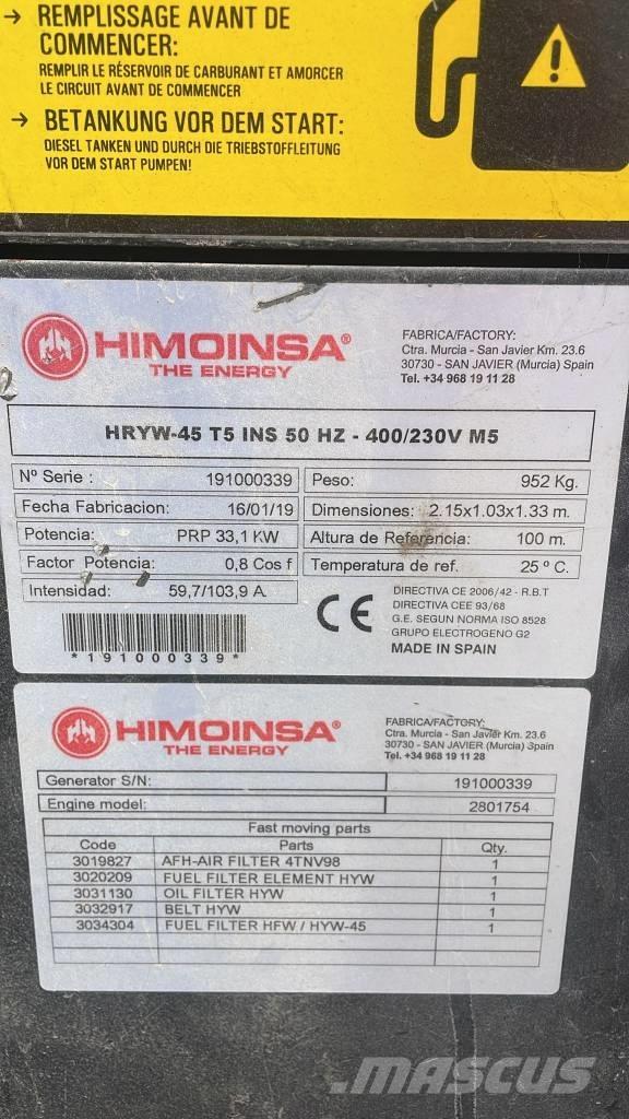 Himoinsa HRYW 45 T5 柴油发电机