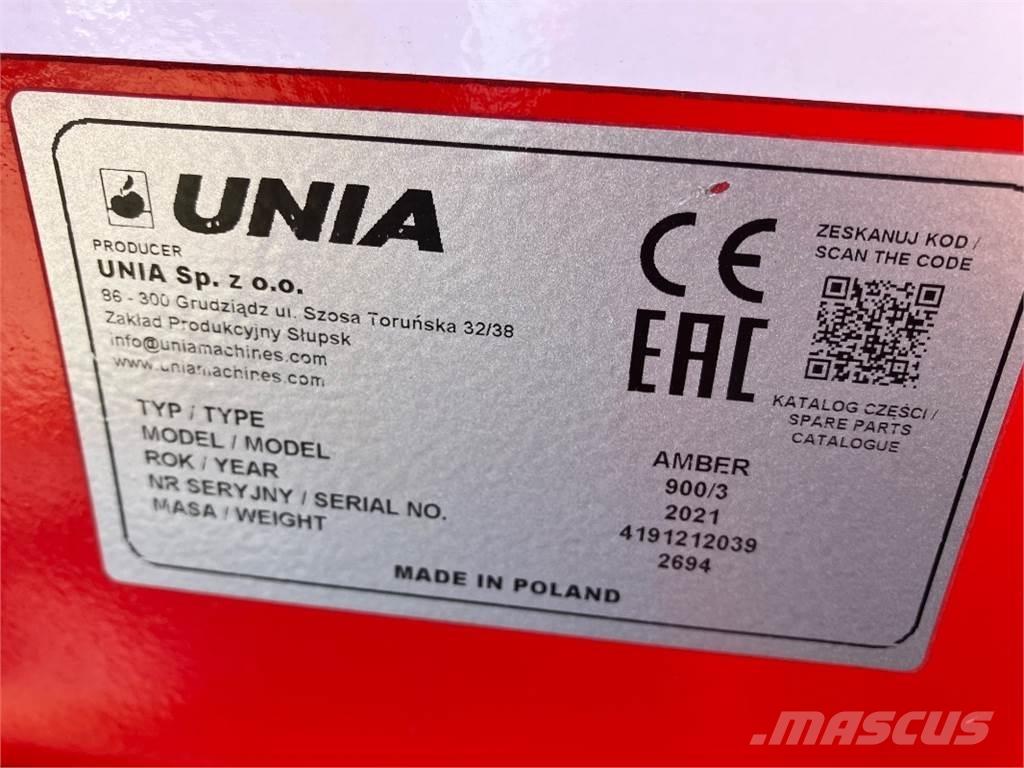 Unia Amber 900/3 条播机