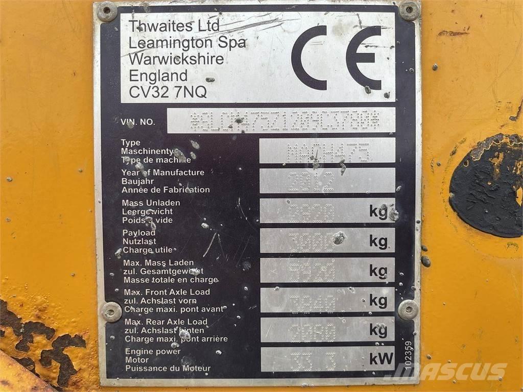 Thwaites 3 ton 翻斗车\公路型自卸车