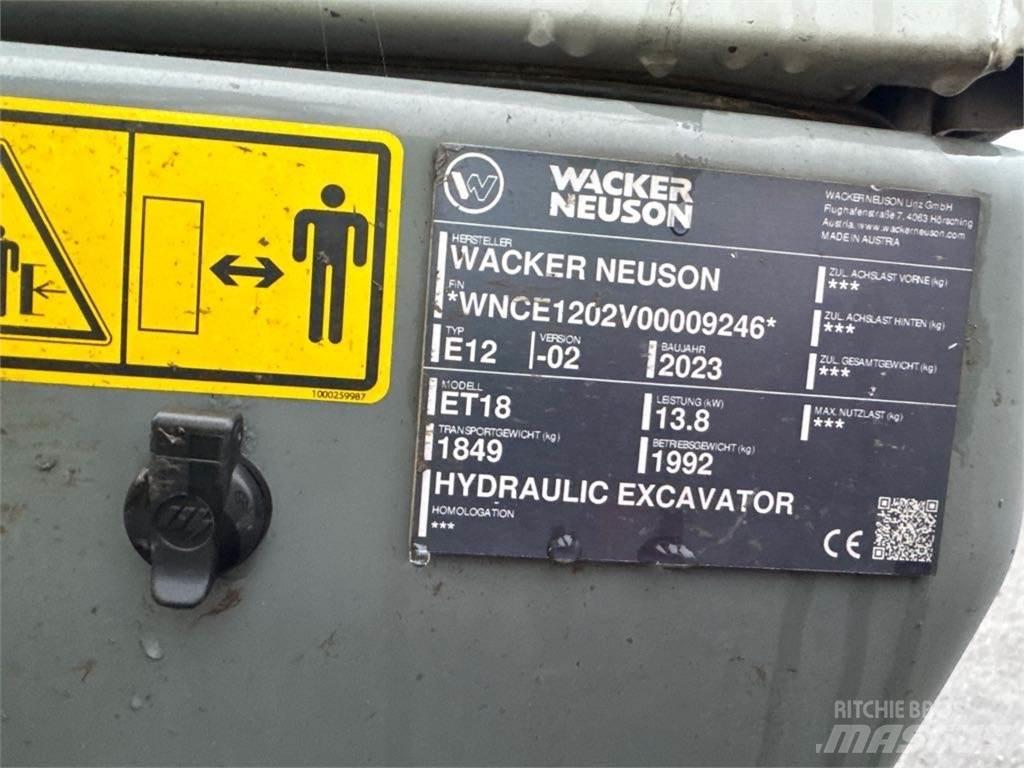 Wacker Neuson ET18 履带挖掘机