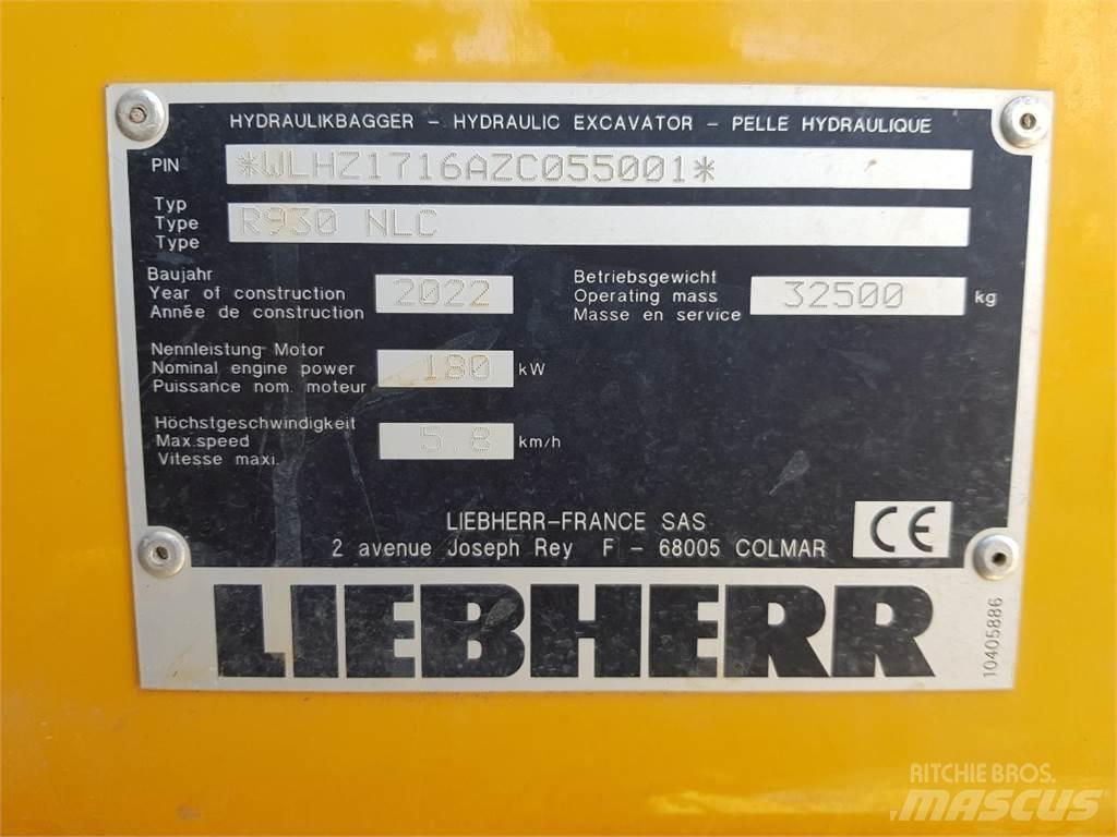 Liebherr R930 履带挖掘机