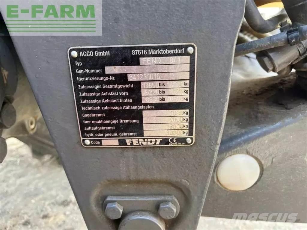 Fendt 826 vario 拖拉机/农用车