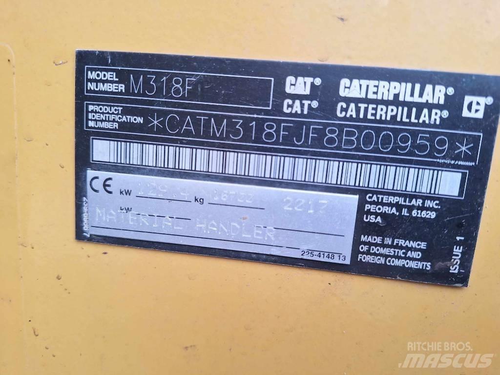 CAT M 318 F 轮式挖掘机