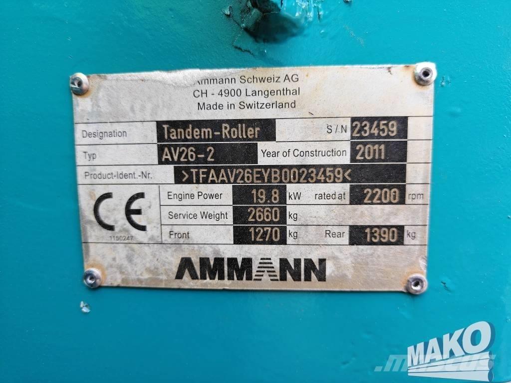 Ammann AV 26-2 双轮压路机