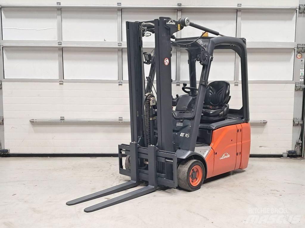 Linde E16C-01 电动叉车