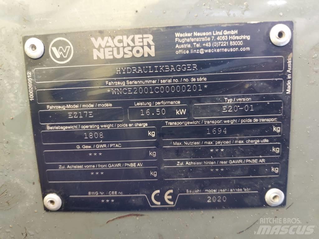 Wacker Neuson EZ17e 履带挖掘机