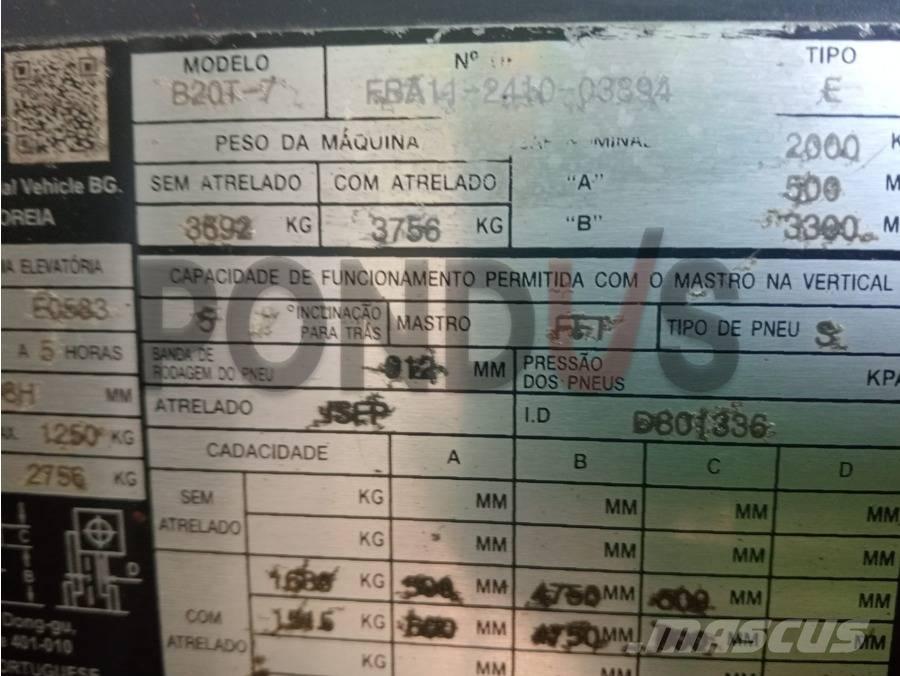 Doosan B 20 T-7 电动叉车