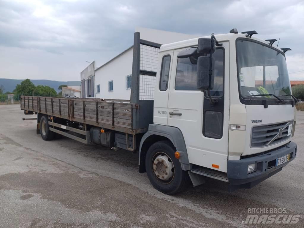 Volvo FL6 180 平板栏板货车