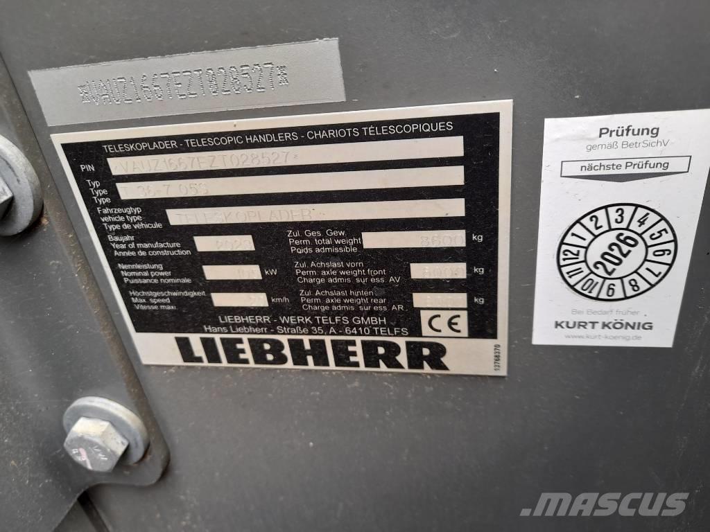 Liebherr T 36-7 S 伸缩臂叉装车|叉装车