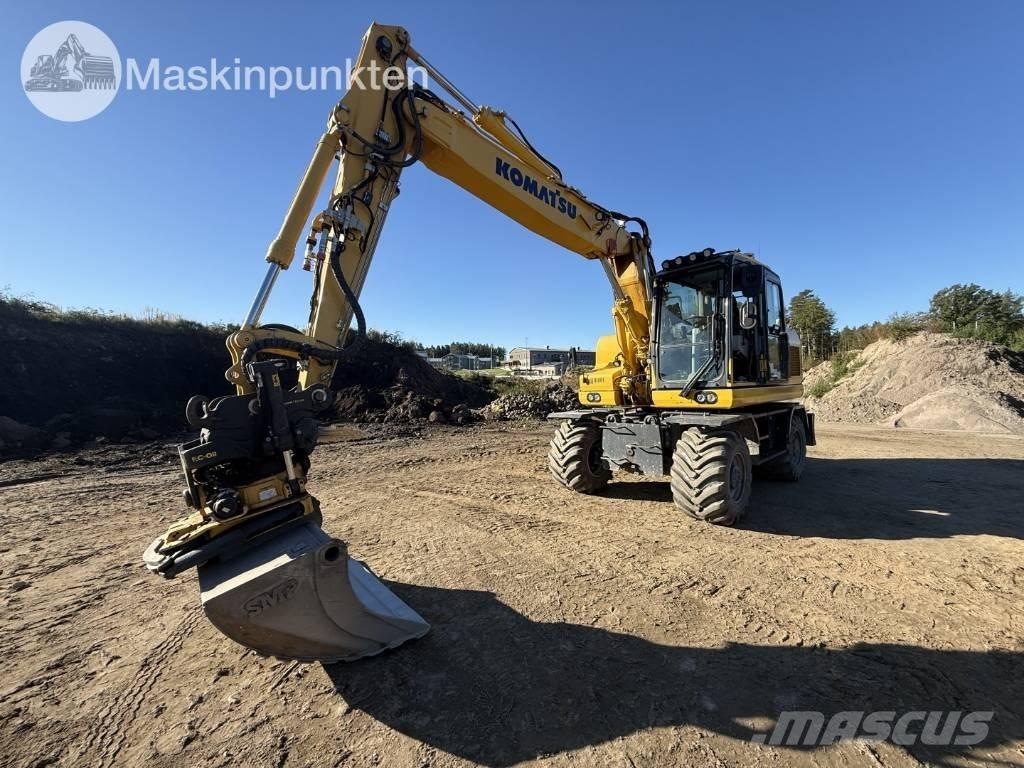 Komatsu PW 160 轮式挖掘机