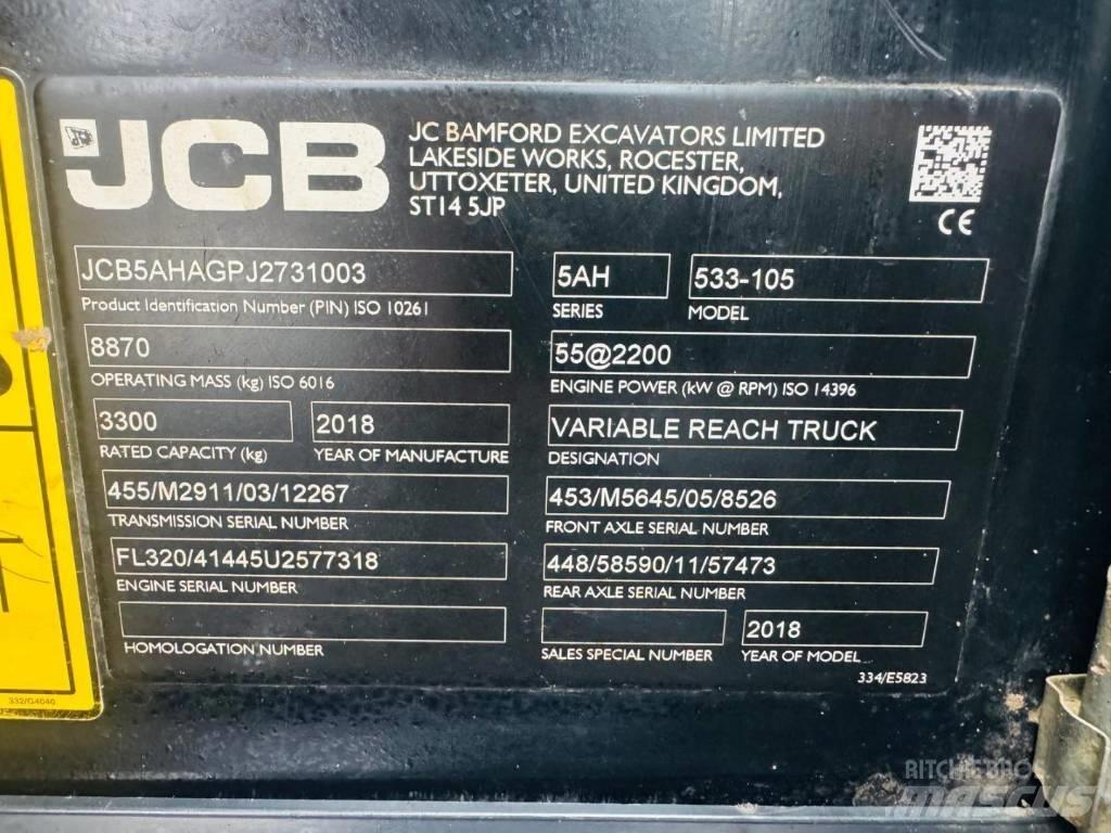 JCB 533-105 伸缩臂叉装车|叉装车