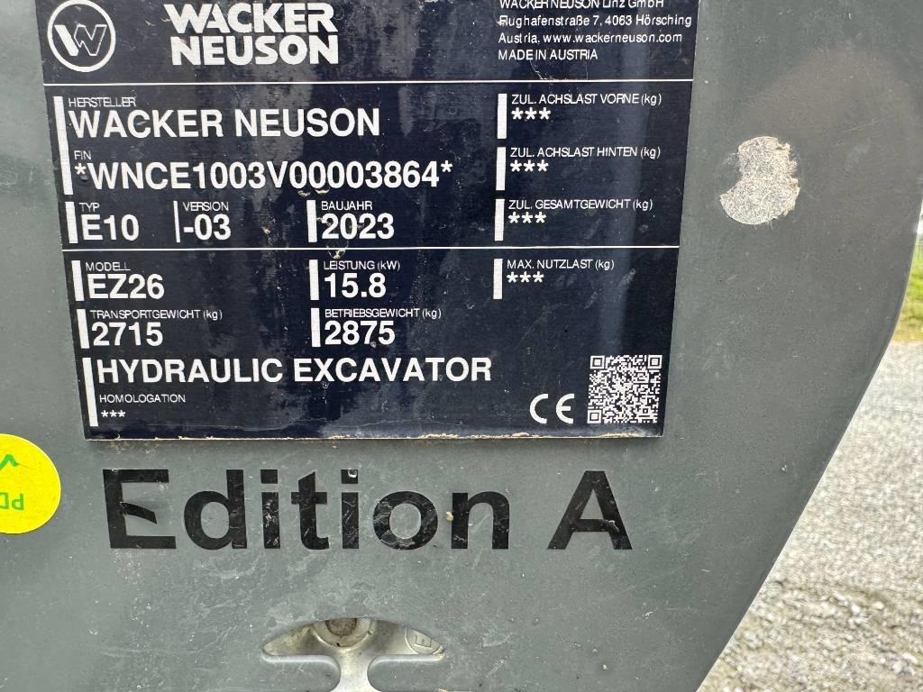 Wacker Neuson EZ26 履带挖掘机