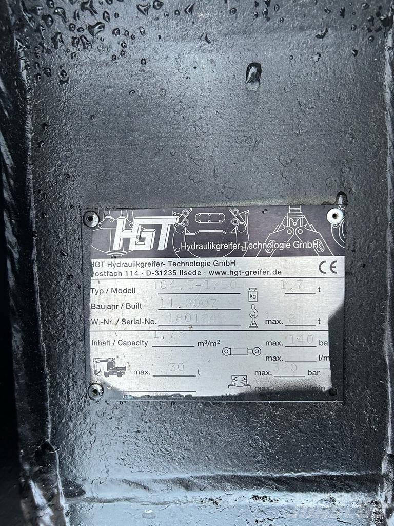 HGT TG4.5 - 1750 抓斗