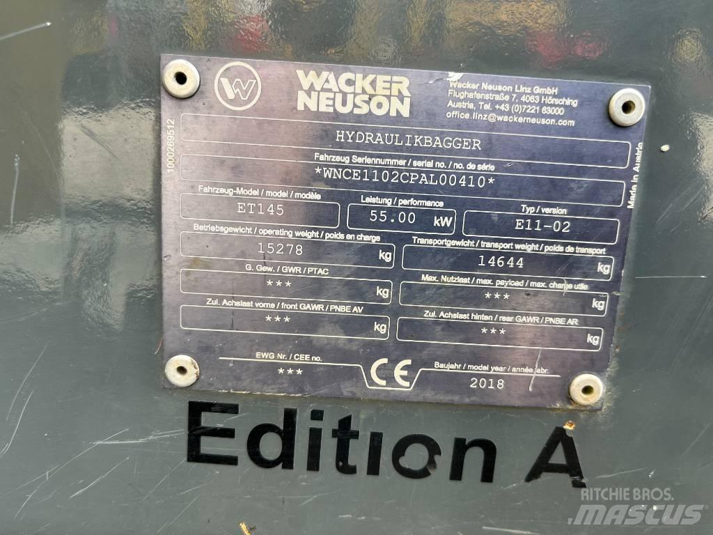 Wacker Neuson ET 145 履带挖掘机
