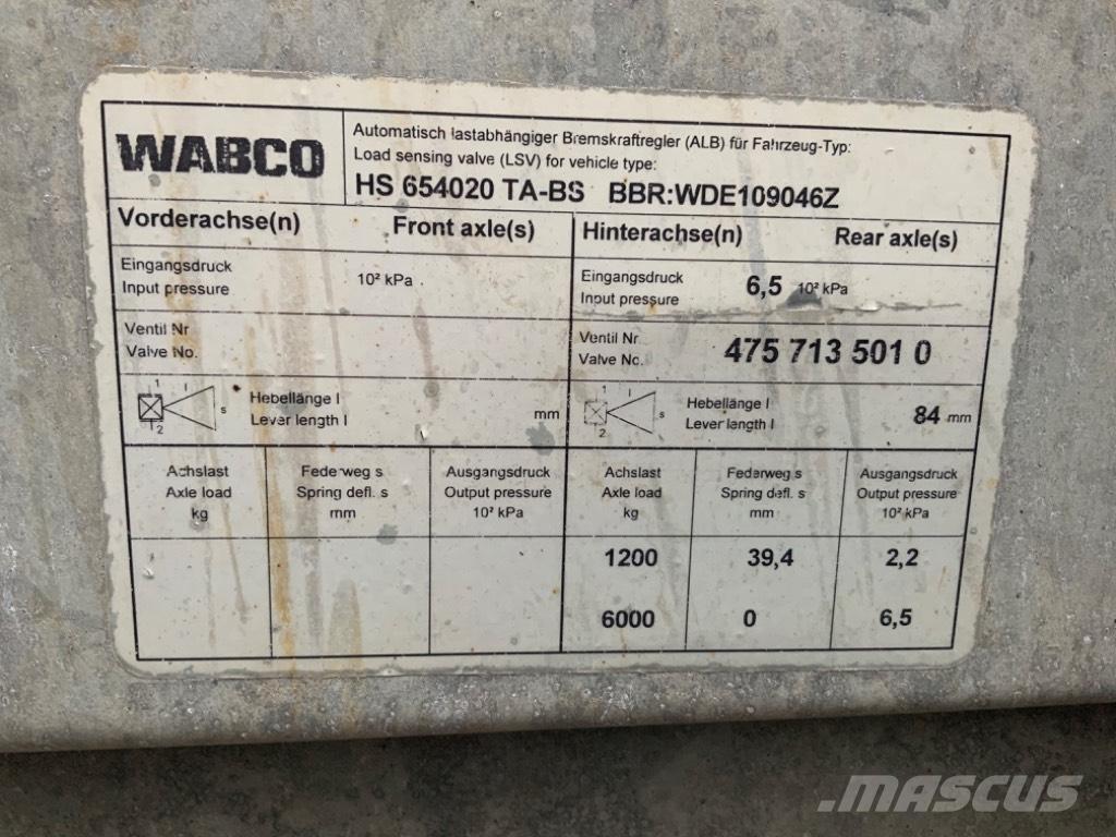 Humbaur HS 6540 清障车