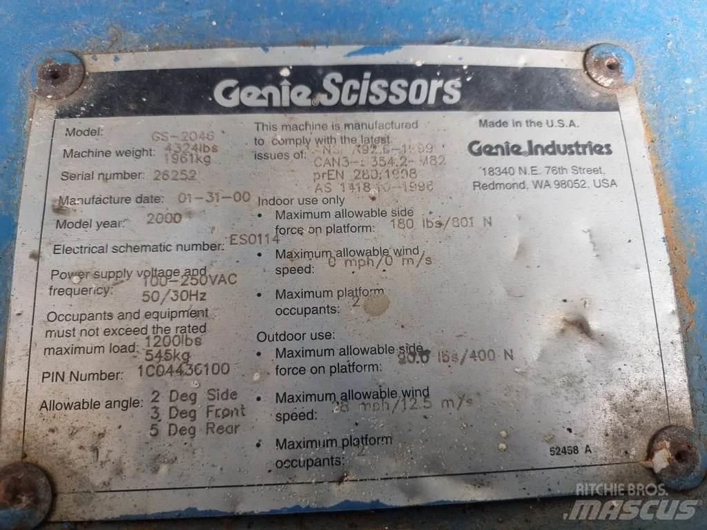 Genie GS2046 剪叉式升降机