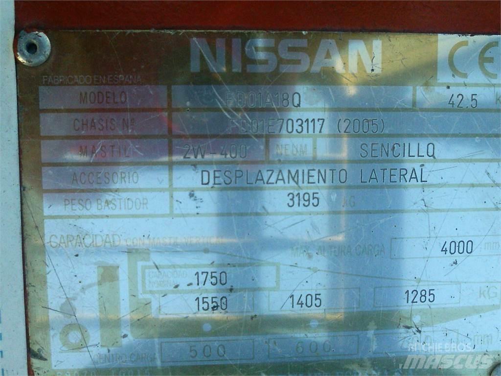 Nissan FD01A18Q 柴油叉车
