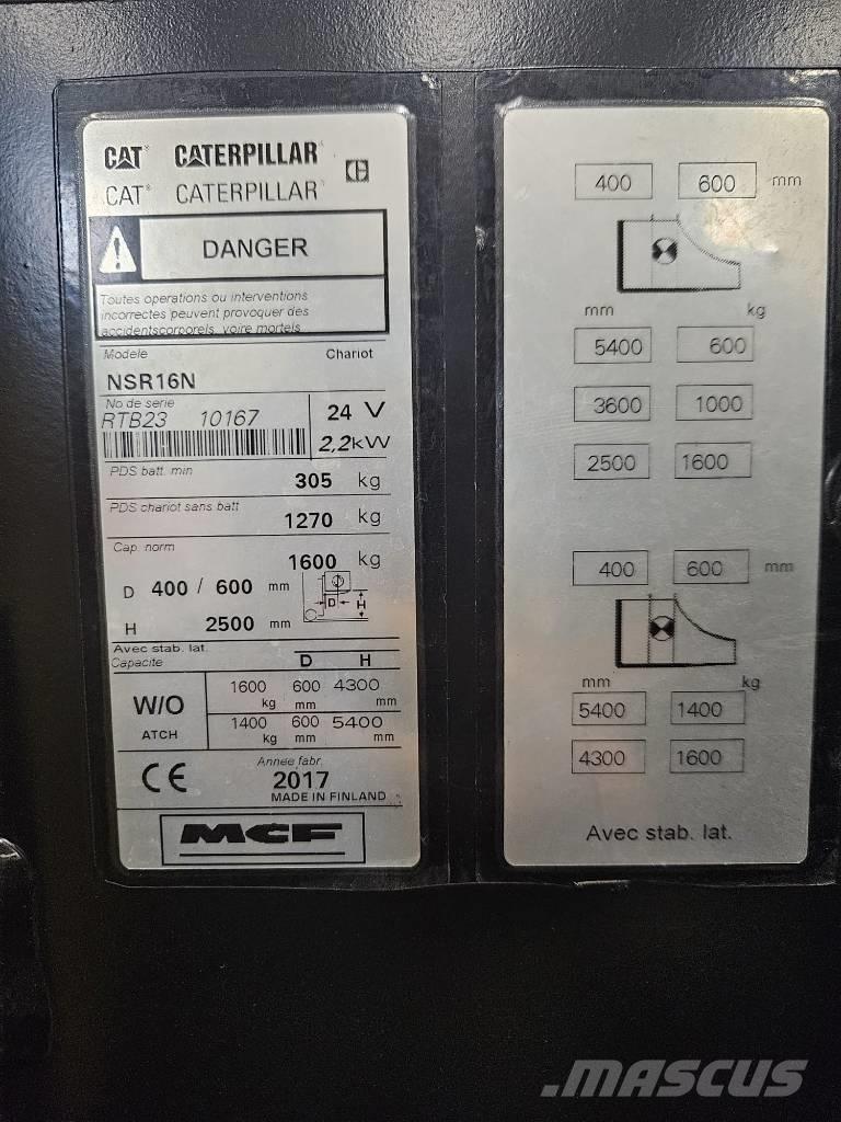CAT NSR16N (vuokralla) 行走式堆垛机