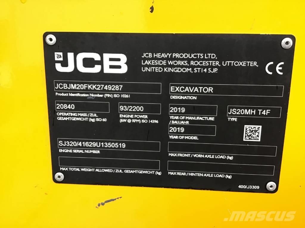 JCB JS 20 MH 工业挖掘机