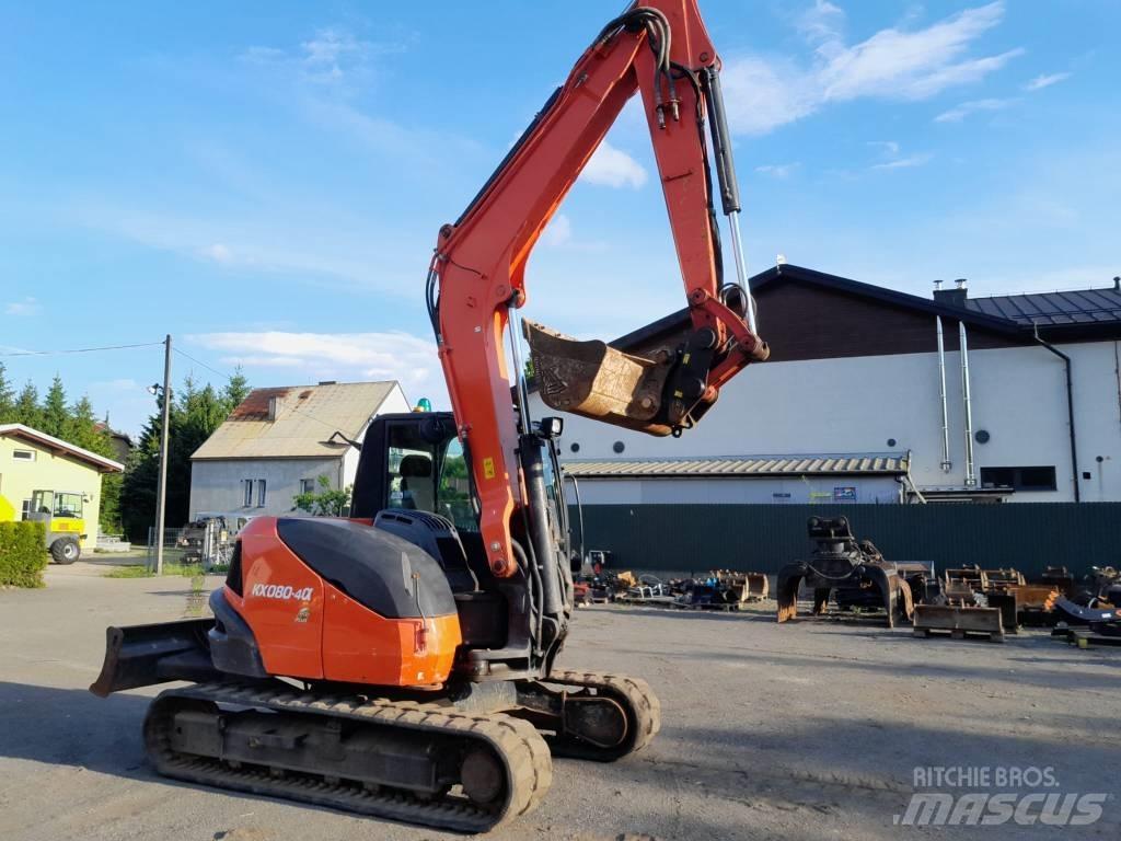 Kubota KX 080-4 中型挖掘机