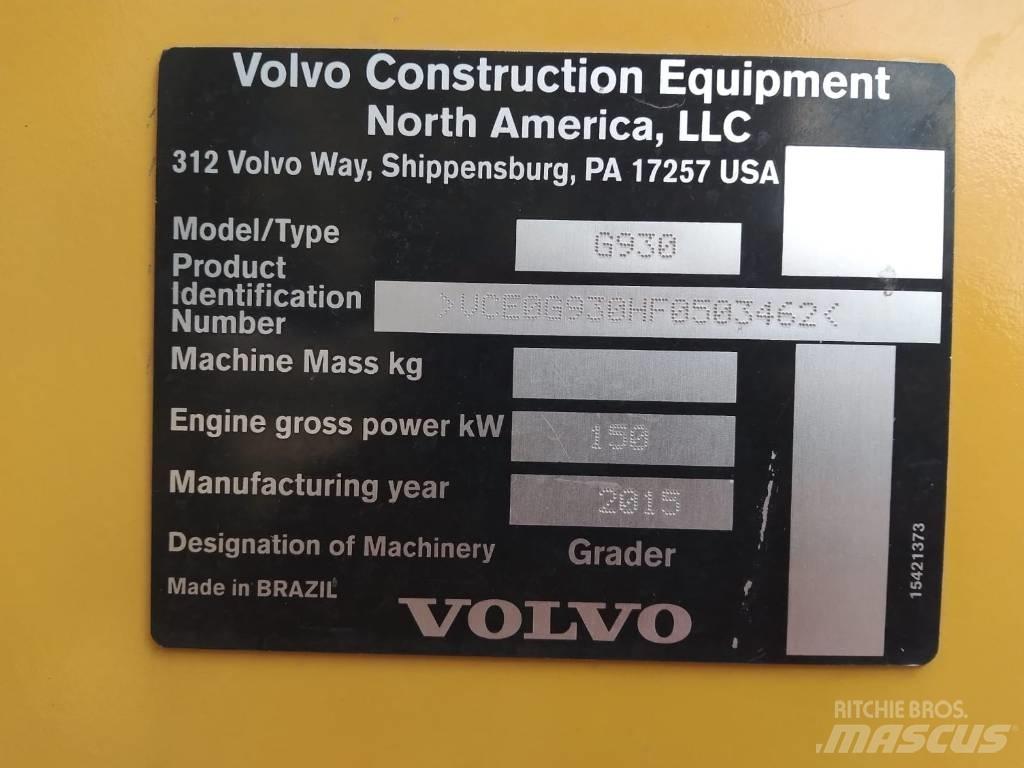 Volvo G 930 平地机/推土机