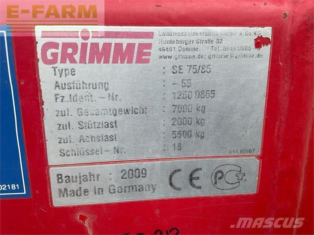 Grimme se 85-55 马铃薯收获机