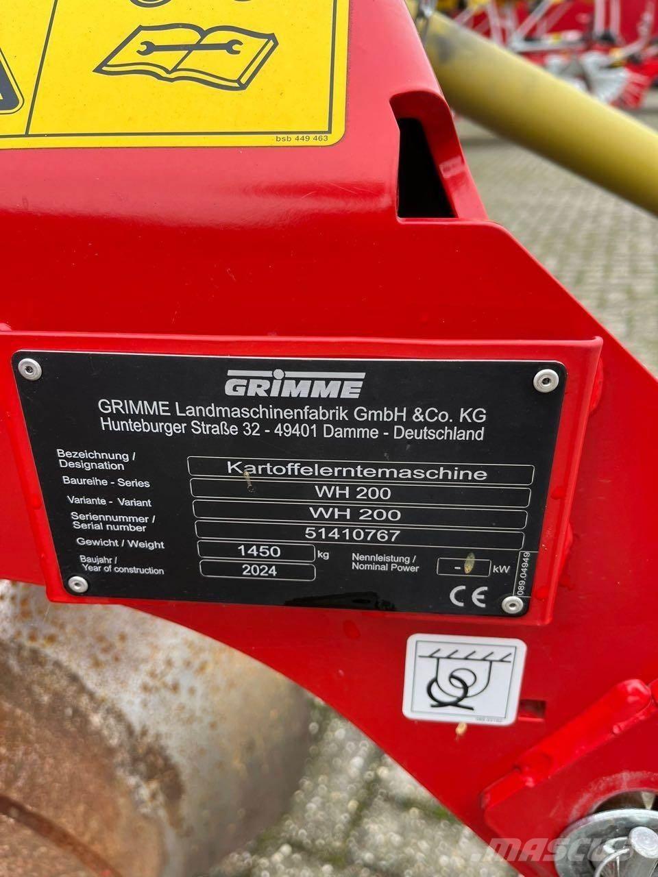 Grimme WH 200 马铃薯收获机