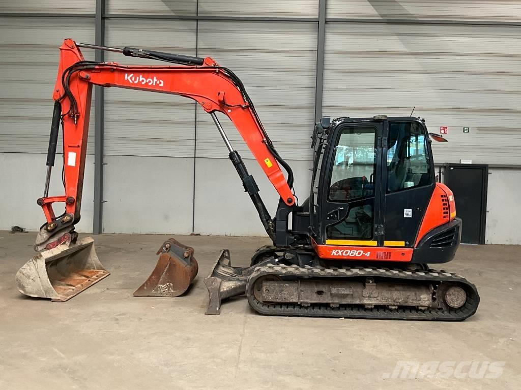 Kubota KX 080-4 中型挖掘机