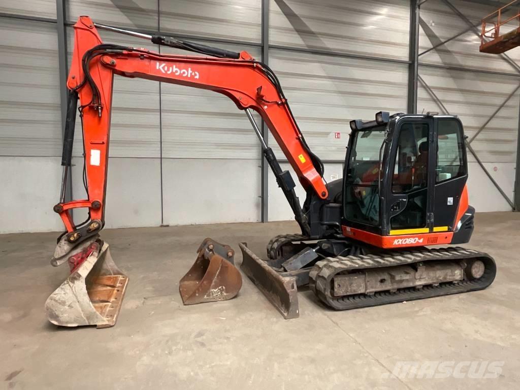 Kubota KX 080-4 中型挖掘机