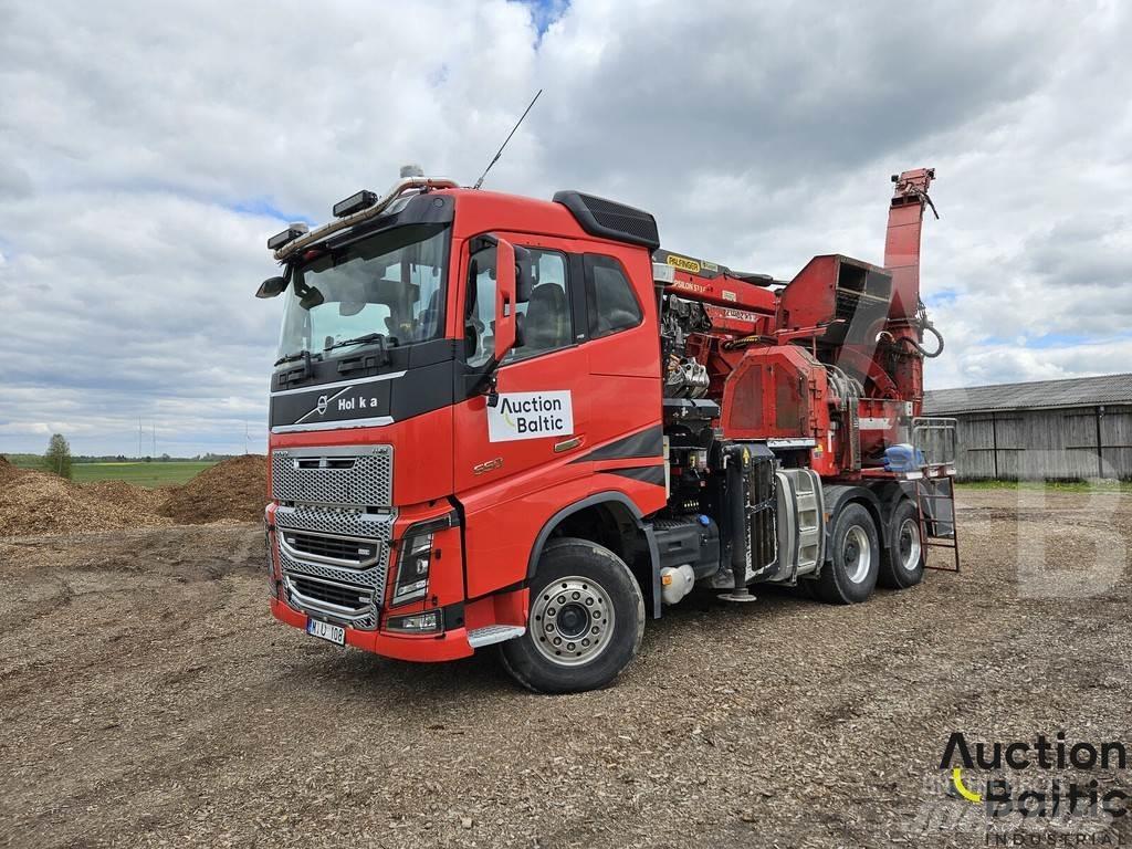Volvo FH16 木材削片机