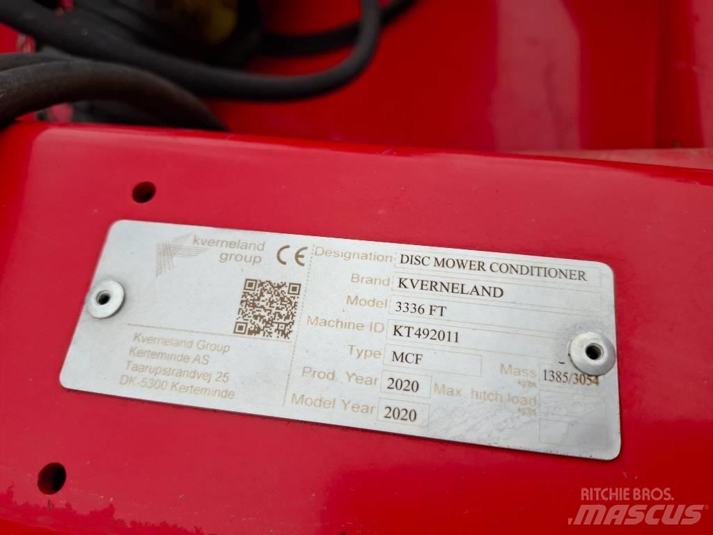 Kverneland 3336 FT 割草调节装置
