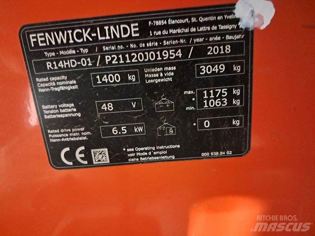 Linde R14 HD 前移式叉车