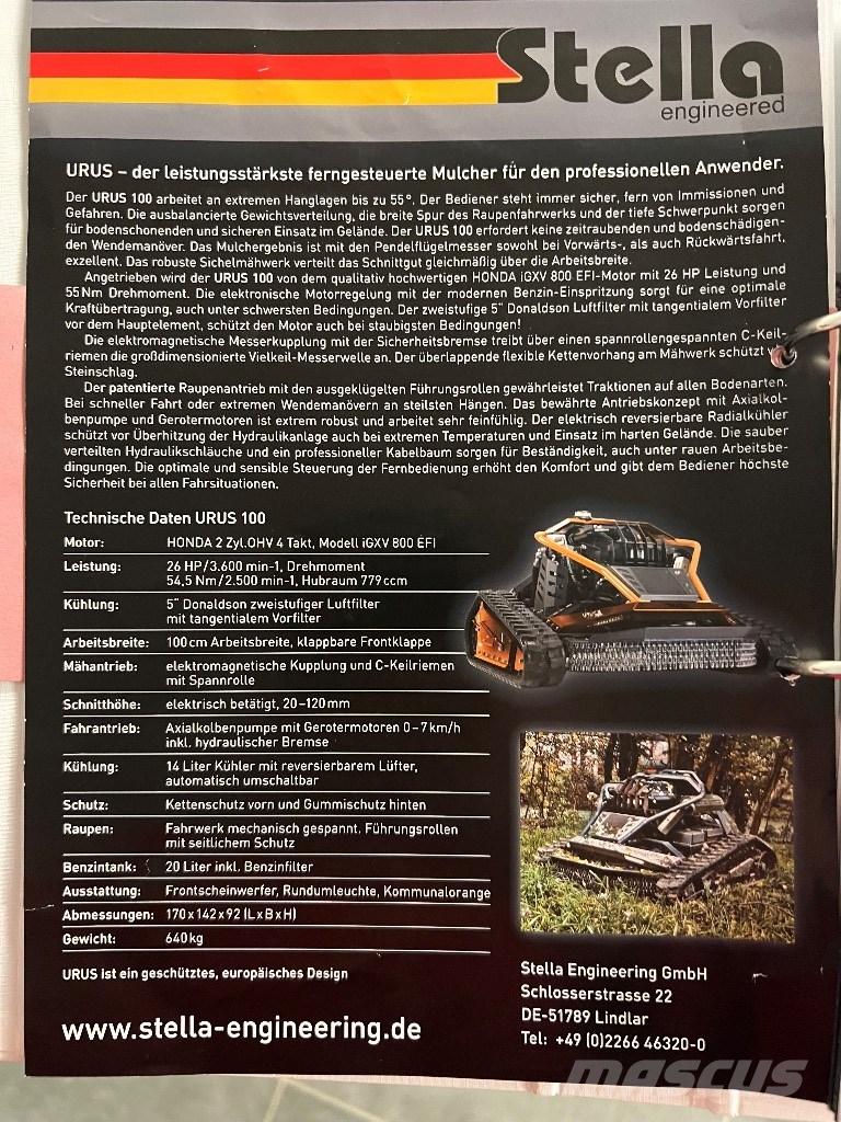  Stella URUS 100 机器人割草机