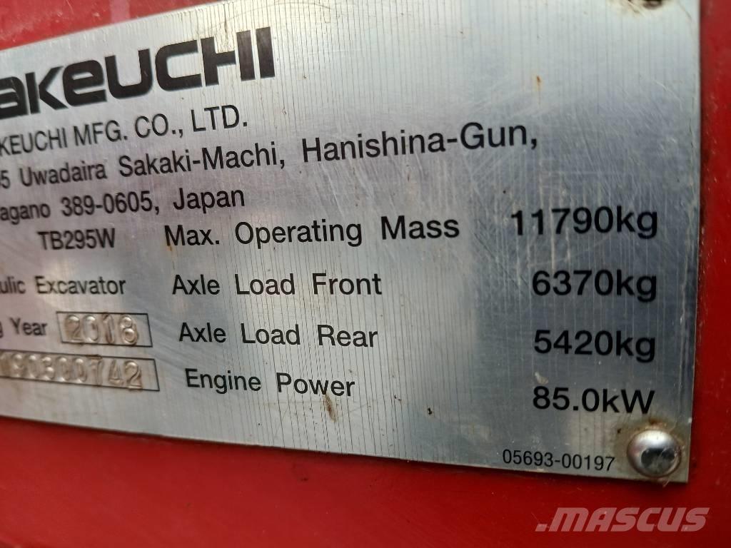 Takeuchi TB 295 W 轮式挖掘机