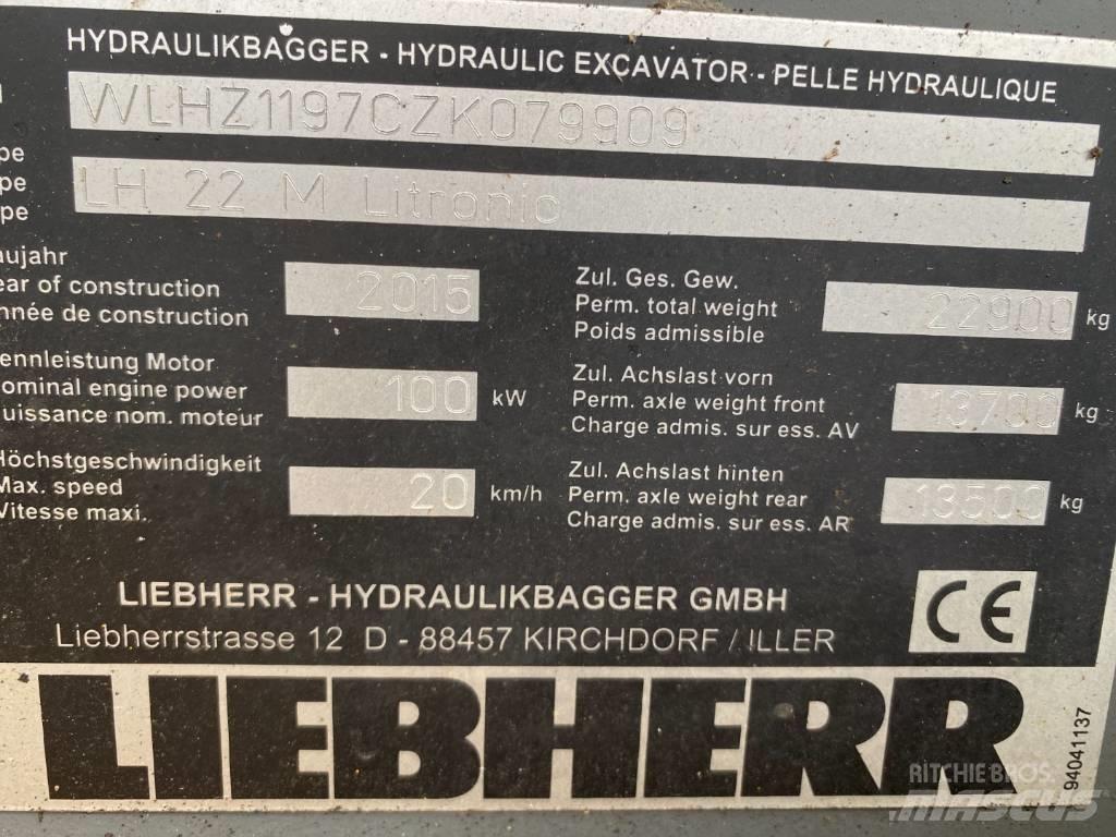 Liebherr LH 22 M 工业挖掘机