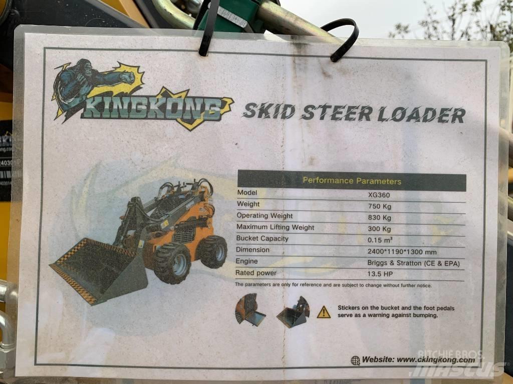 KingKong XG360 滑移装载机