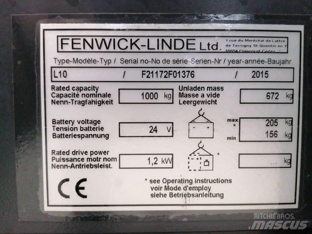 Linde L10 手推堆垛车