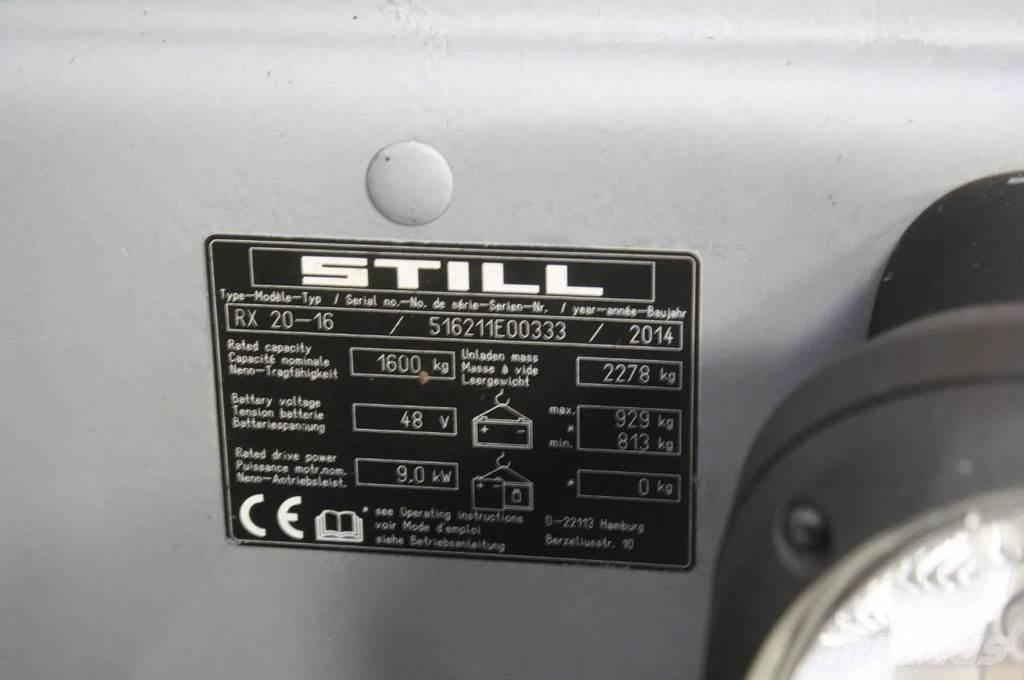 Still RX 20-16 电动叉车
