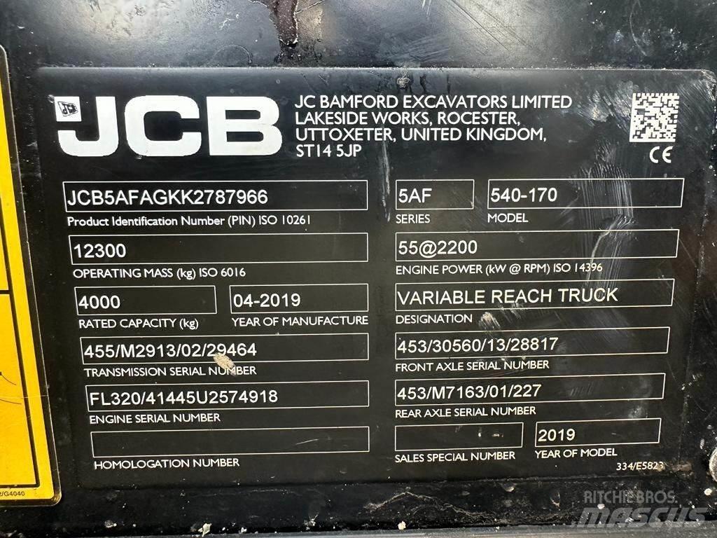 JCB 540-170 伸缩臂叉装车|叉装车